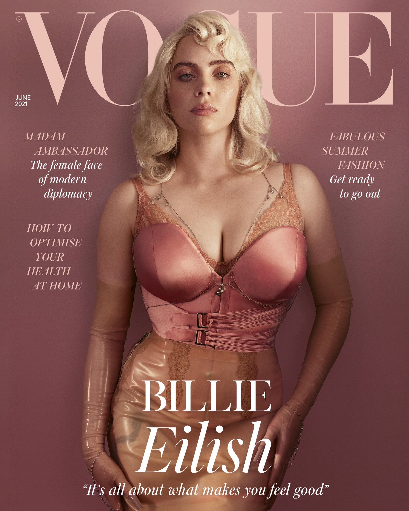 Billie Eilish Debuts Hip, Thigh Tattoo in 'British Vogue': Photos